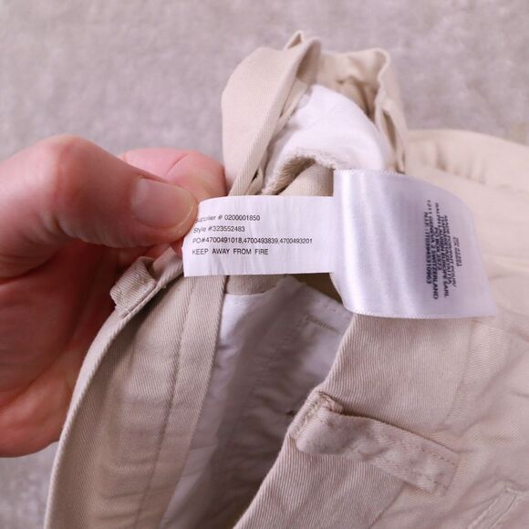 Polo Ralph Lauren‎ Khaki Tan Chino Shorts 10" inseam Cotton Boys Youth Size 18 - Picture 10 of 10